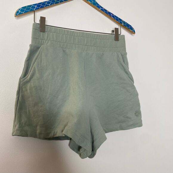 REVOLVE WELLBEING + BEINGWELL Washed Loden Green Sur Goldie Cotton Sweat Set - Picture 11 of 16